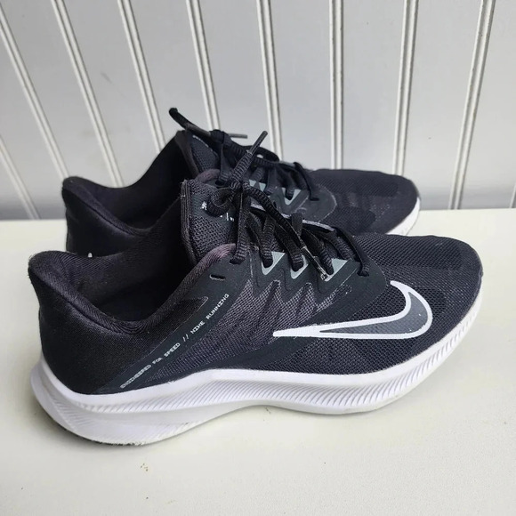 Nike Quest 3 Men Boys US 7 Black/White CD0234-001 Running Trainers Gym Shoes - Picture 4 of 7